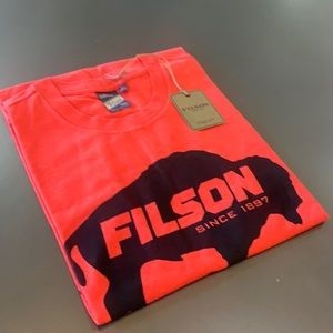 C.C. Filson Buckshot T-Shirt , NEW Cardinal Red